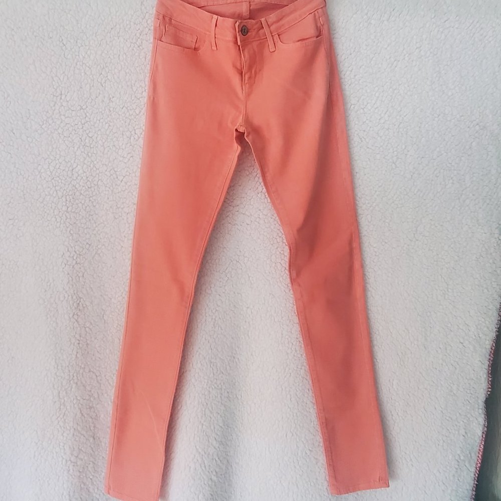 USED Just USA Black Label Jeans Color Rose Size 27 Like New 100%